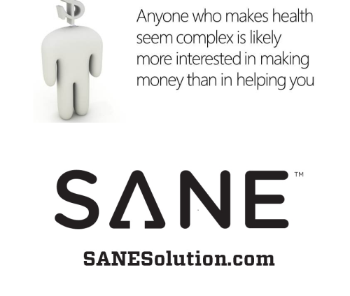 Starvation Is NOT Healthy. Stop counting calories & go #SANE w/me at http://SANESolution.com