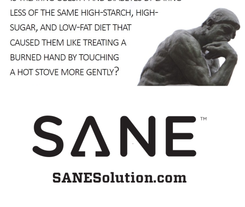 Starvation Is NOT Healthy. Stop counting calories & go #SANE w/me at http://SANESolution.com