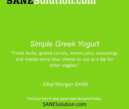 Starvation Is NOT Healthy. Stop counting calories & go #SANE w/me at http://SANESolution.com