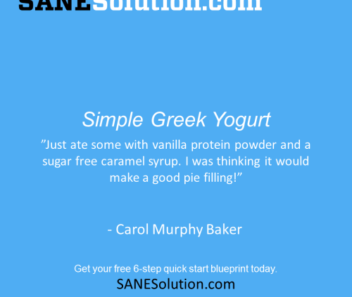 Starvation Is NOT Healthy. Stop counting calories & go #SANE w/me at http://SANESolution.com
