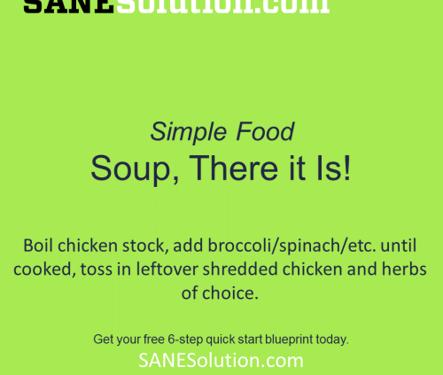 Starvation Is NOT Healthy. Stop counting calories & go #SANE w/me at http://SANESolution.com