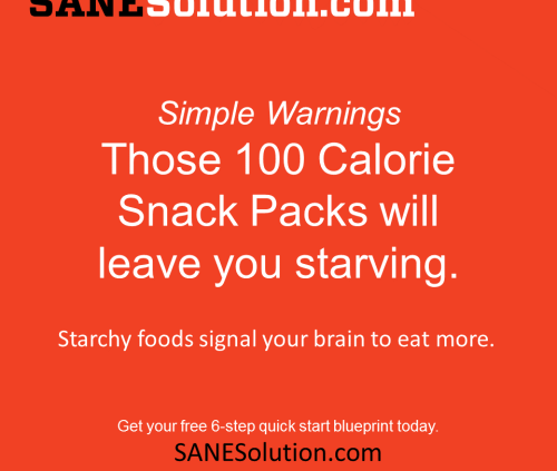 Starvation Is NOT Healthy. Stop counting calories & go #SANE w/me at http://SANESolution.com