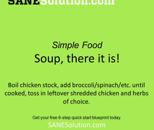 Starvation Is NOT Healthy. Stop counting calories & go #SANE w/me at http://SANESolution.com