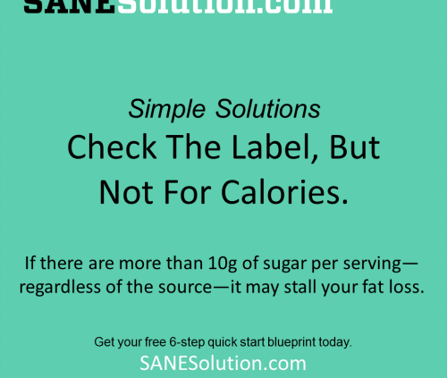 Starvation Is NOT Healthy. Stop counting calories & go #SANE w/me at http://SANESolution.com