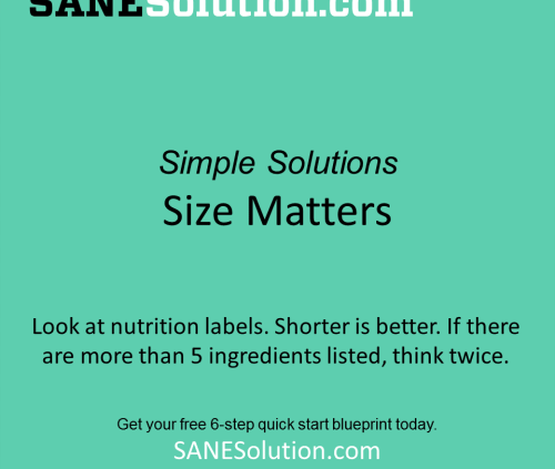 Starvation Is NOT Healthy. Stop counting calories & go #SANE w/me at http://SANESolution.com