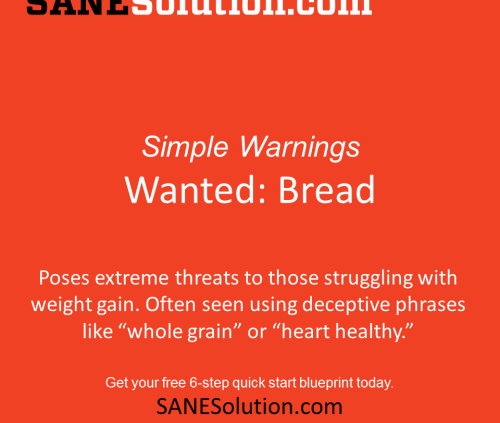 Starvation Is NOT Healthy. Stop counting calories & go #SANE w/me at http://SANESolution.com