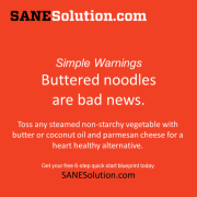 Starvation Is NOT Healthy. Stop counting calories & go #SANE w/me at http://SANESolution.com