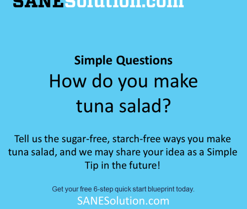 Starvation Is NOT Healthy. Stop counting calories & go #SANE w/me at http://SANESolution.com