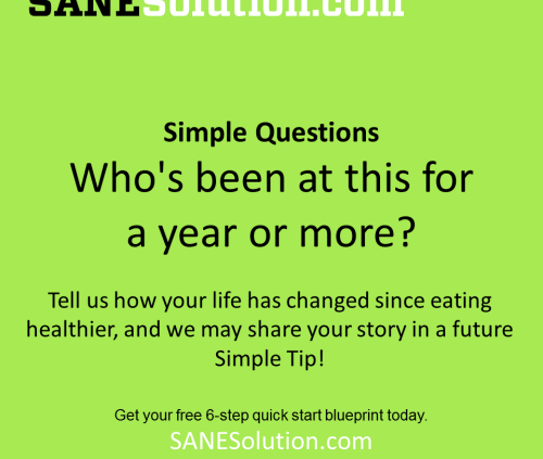 Starvation Is NOT Healthy. Stop counting calories & go #SANE w/me at http://SANESolution.com