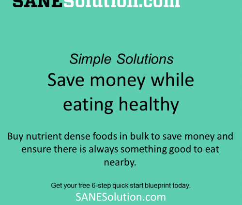 Starvation Is NOT Healthy. Stop counting calories & go #SANE w/me at http://SANESolution.com