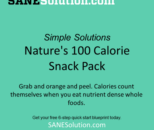 Starvation Is NOT Healthy. Stop counting calories & go #SANE w/me at http://SANESolution.com