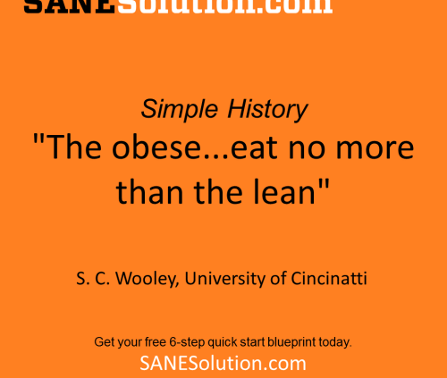 Starvation Is NOT Healthy. Stop counting calories & go #SANE w/me at http://SANESolution.com