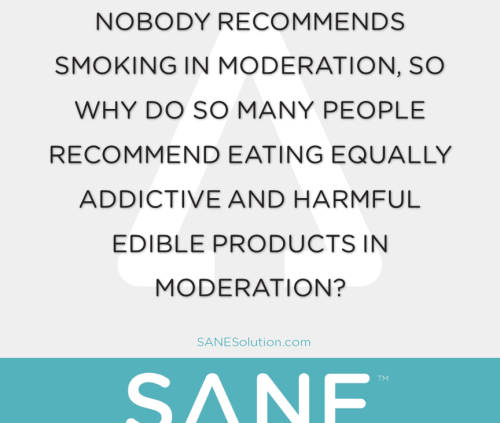 Starvation Is NOT Healthy. Stop counting calories & go #SANE w/me at http://SANESolution.com