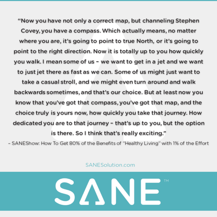 Starvation Is NOT Healthy. Stop counting calories & go #SANE with me at http://SANESolution.com