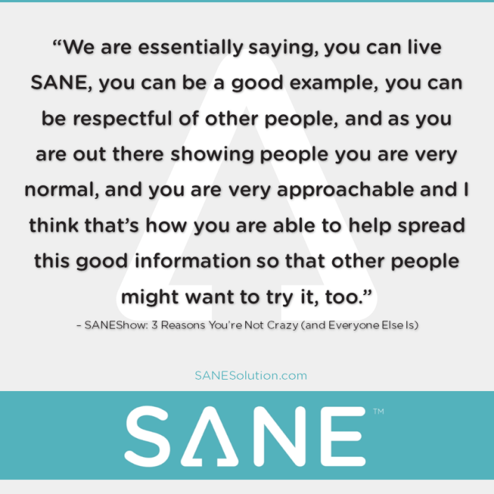 Starvation Is NOT Healthy. Stop counting calories & go #SANE with me at http://SANESolution.com