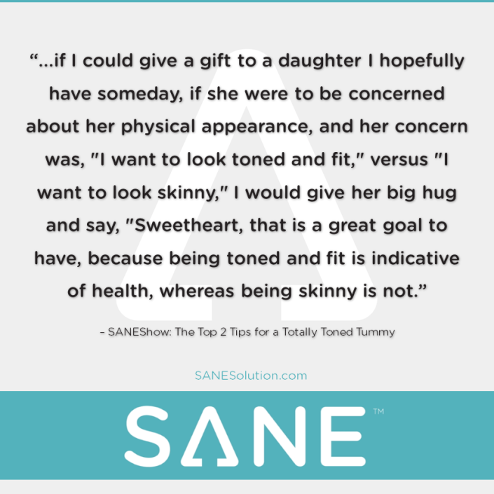 Starvation Is NOT Healthy. Stop counting calories & go #SANE w/me at http://SANESolution.com