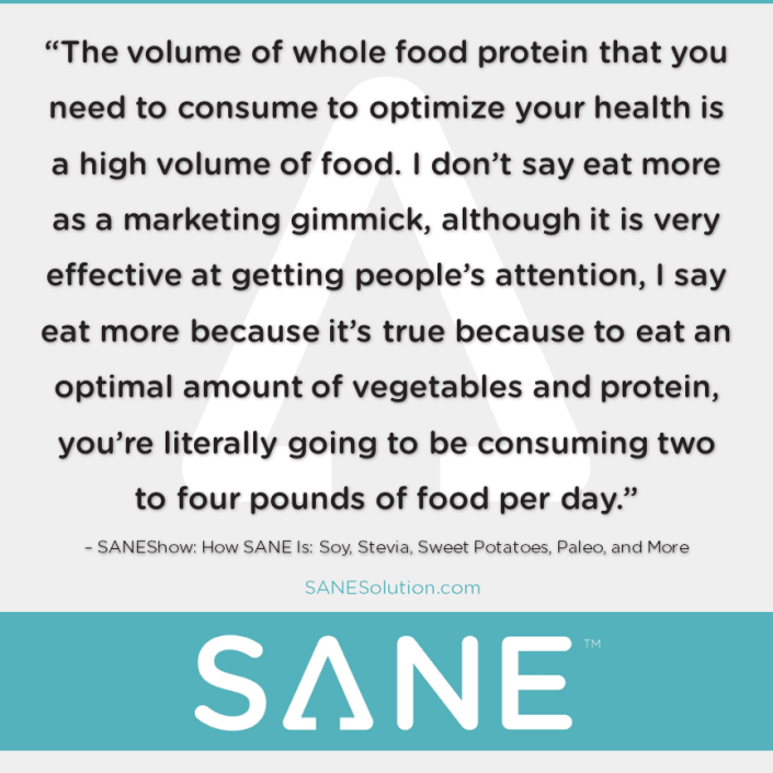 Starvation Is NOT Healthy. Stop counting calories & go #SANE w/me at http://SANESolution.com
