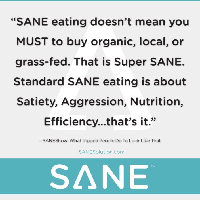 Starvation Is NOT Healthy. Stop counting calories & go #SANE w/me at http://SANESolution.com