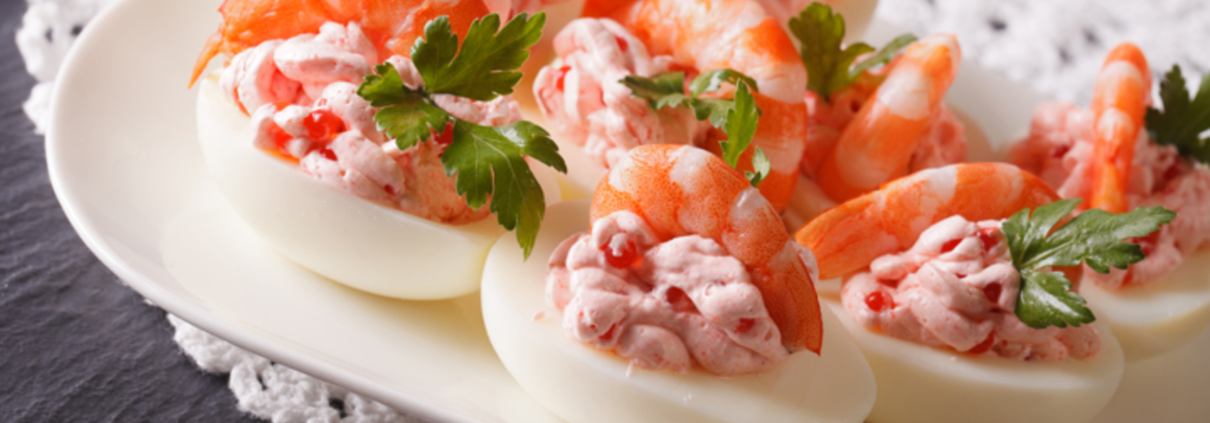 Spicy Shrimp Deviled Eggs Recipe