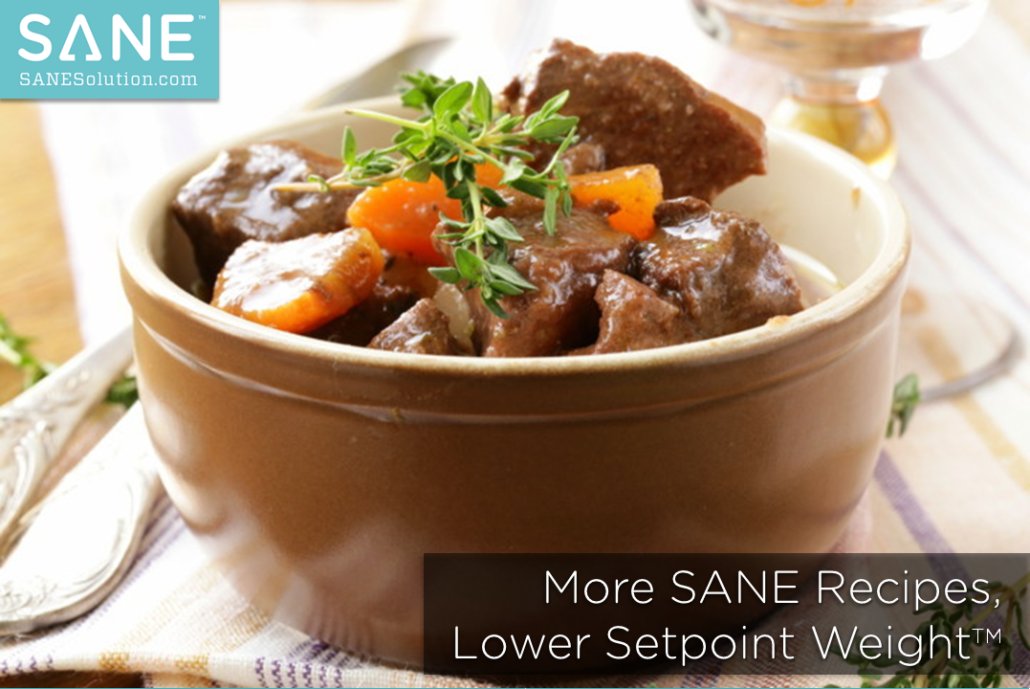 Starvation Is NOT Healthy. Stop counting calories & go #SANE with me at http://SANESolution.com SANE Bountiful Beef Goulash Recipe