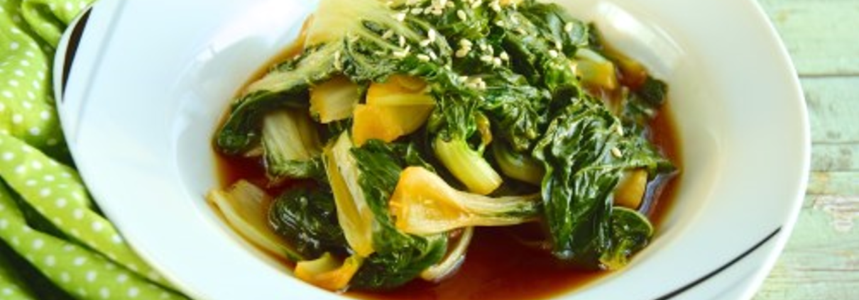 Garlic Ginger Bok Choy Recipe